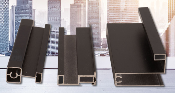 Luxury-luxurious wardrobe door aluminum material, simple and elegant aluminum al