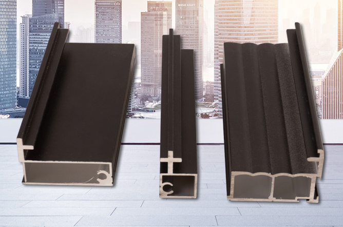 Aluminum alloy pull handle sliding door slot-in concealed handle hardware concea