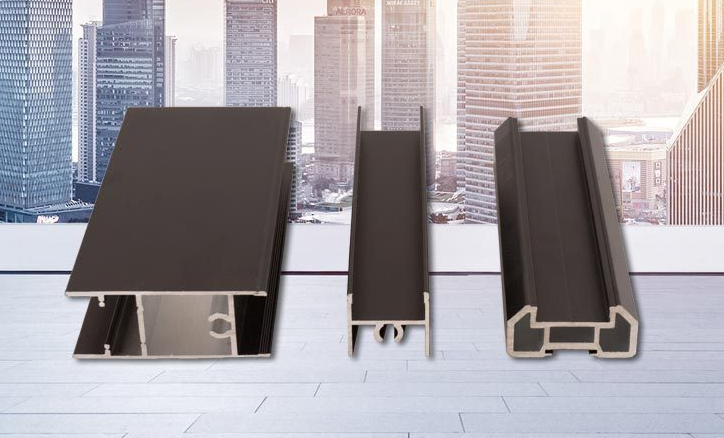 Push-pull wardrobe door frame aluminum material 18.5 cm semi-hidden simple and l