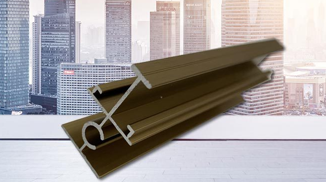 Aluminum alloy sliding door profile 9 turns 12 cm CY016 frame wardrobe glass doo