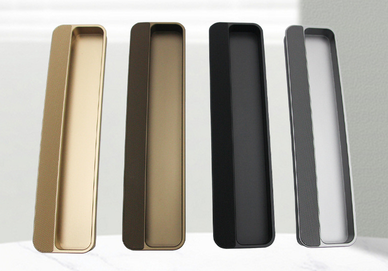 Concealed Door Handles, Drawer and Cabinet Door Handles, Extended Aluminum Alloy