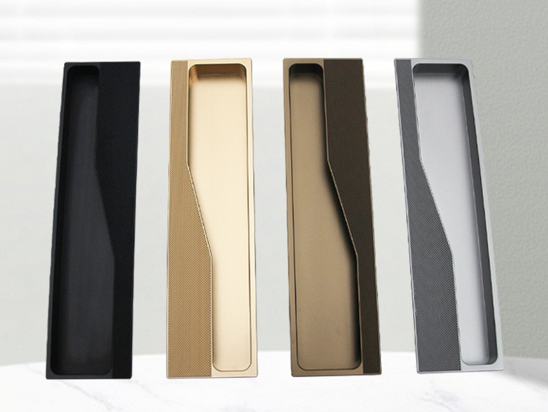 Door panel handles, cabinet and wardrobe aluminum alloy handles