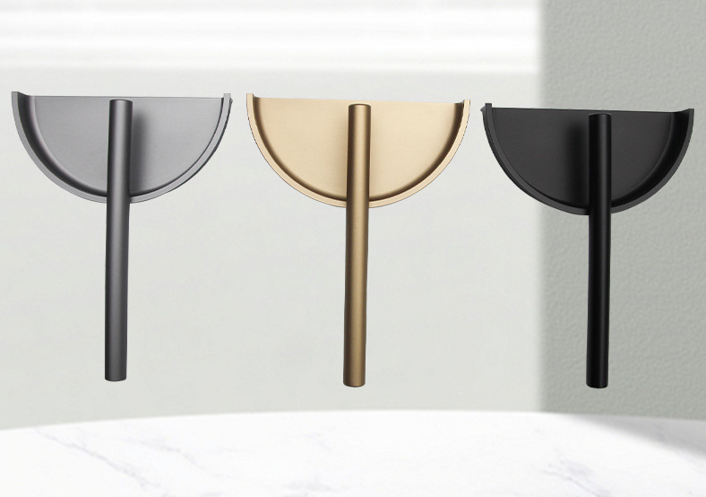 Invisible Wardrobe Handles, Minimalist Luxury Semi-Circular Handle Knobs, Recess