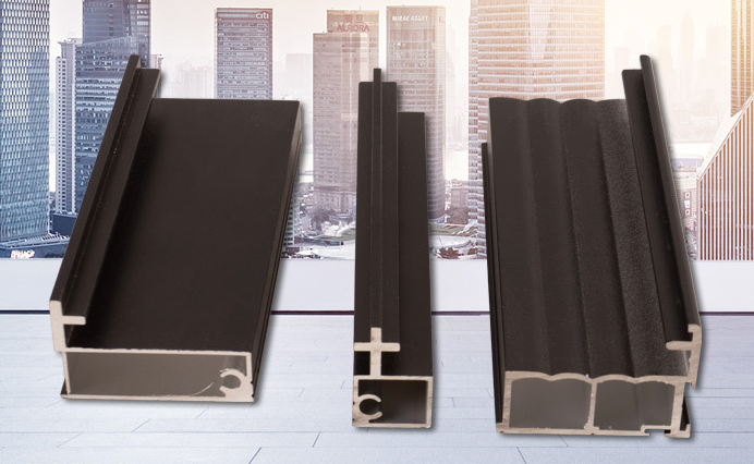 Extended aluminum alloy pull handle sliding door slot-in concealed handle hardwa